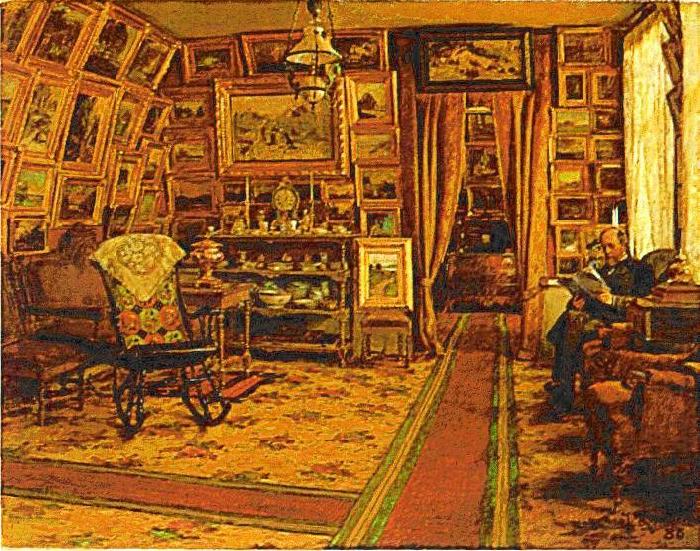 johan krouthen Stiftsbibliotekarie Segersteen i sitt hem china oil painting image